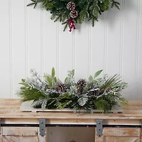 Nearly Natural Evergreen Pinecone Tabletop Decor