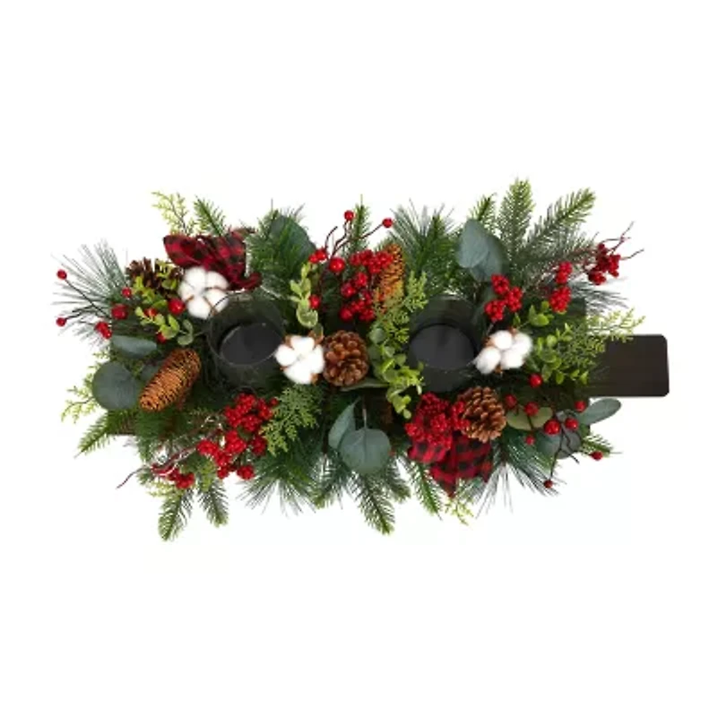 Nearly Natural Christmas Tabletop Decor