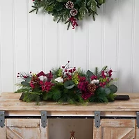 Nearly Natural Christmas Tabletop Decor