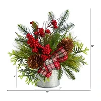 Nearly Natural Christmas Tabletop Decor