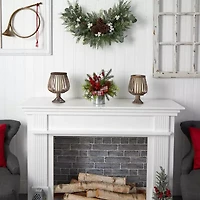 Nearly Natural Christmas Tabletop Decor