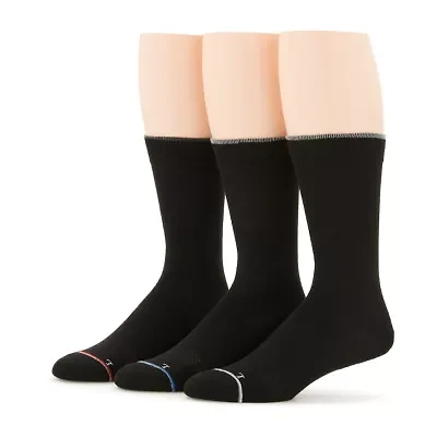 Stafford Casual Performance Mens 3 Pair Big and Tall Crew Socks