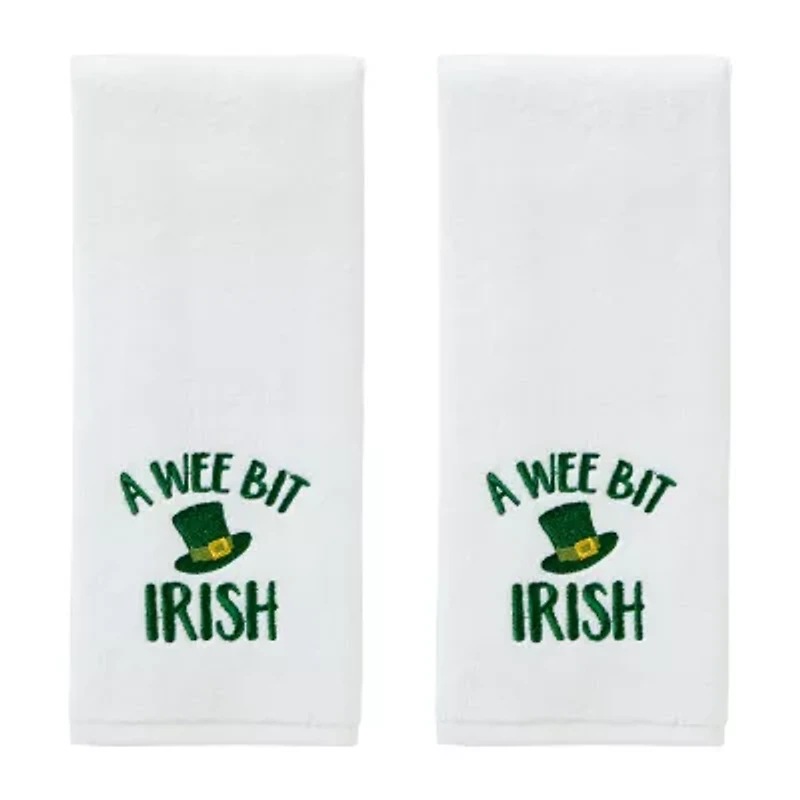 Saturday Knight A Wee Bit Irish 2-pc. Hand Towel