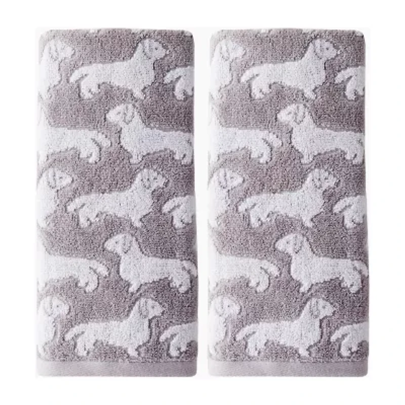 Saturday Knight Dog 2-pc. Hand Towel