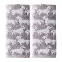 Saturday Knight Dog 2-pc. Hand Towel