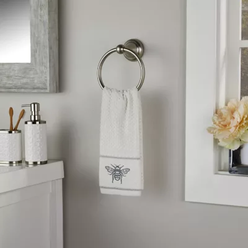 Saturday Knight Farmhouse Bee 2-pc. Hand Towel