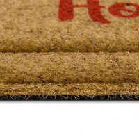 Mohawk Home No Place Like Gnome Faux Coir Outdoor Rectangular Doormat