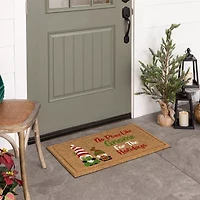 Mohawk Home No Place Like Gnome Faux Coir Outdoor Rectangular Doormat