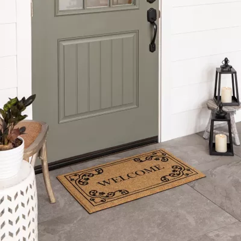 Mohawk Home Faux Coir Welcome 18"X30" Doormat