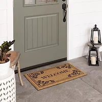 Mohawk Home Faux Coir Welcome 18"X30" Doormat