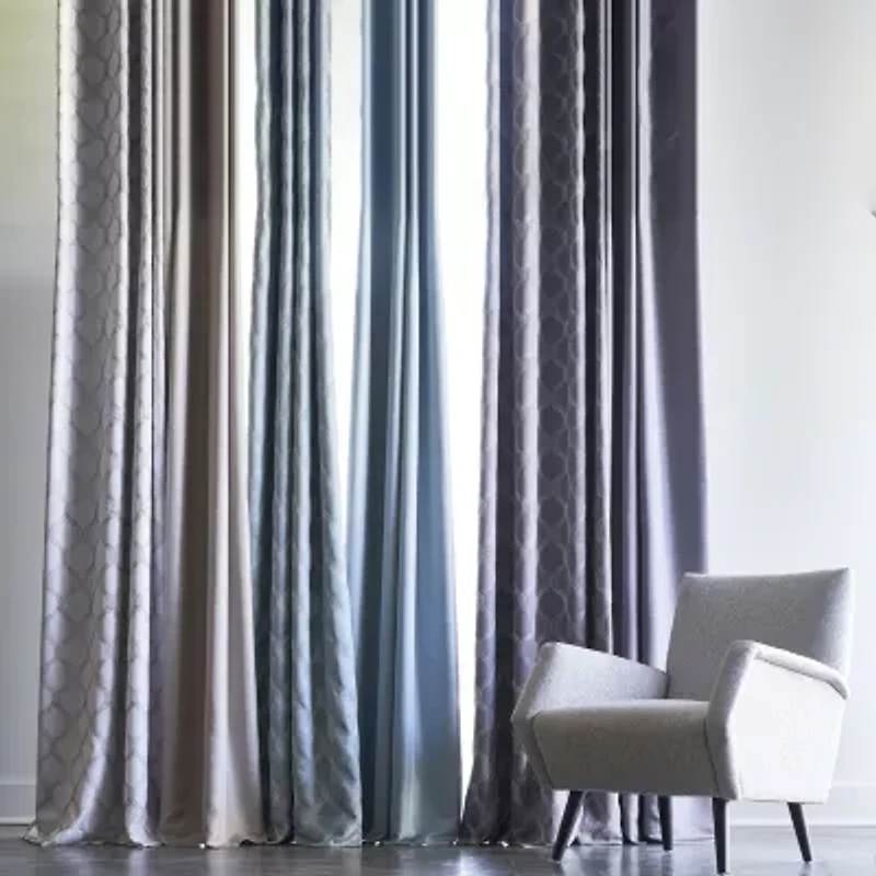 Max Blackout Prescott Grommet Top 100% Single Curtain Panel