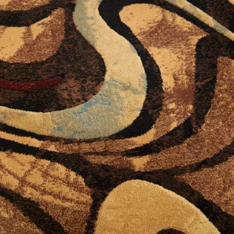 Home Dynamix Picasso Abstract Round Area Rug