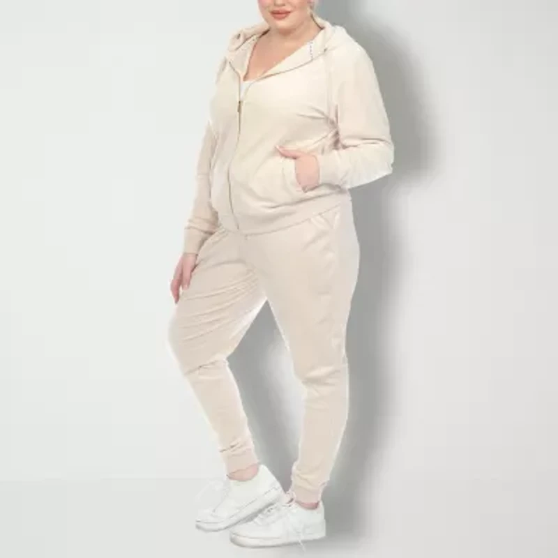 White Mark 2-pc. Track Suit Plus