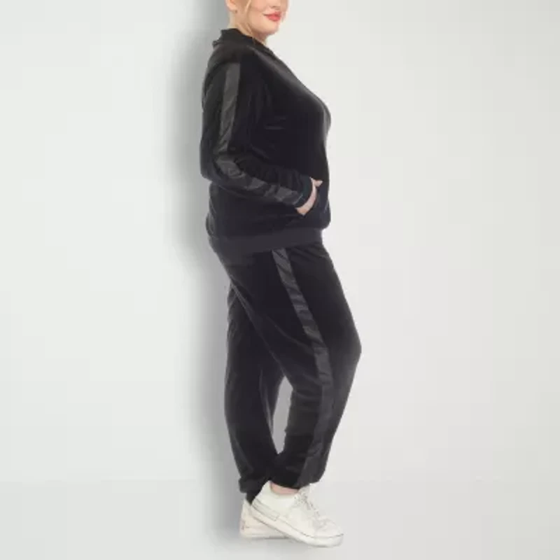 White Mark 2-pc. Track Suit Plus