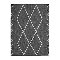 Madison Park Maya Moroccan Flatweave Skid Resistant Indoor Outdoor Rectangular Area Rug