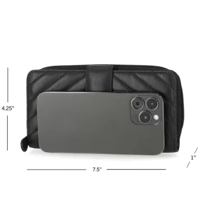 Mundi Tab Clutch Womens RFID Blocking Wallet