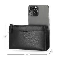 Mundi Delilah Womens RFID Blocking Slim Fold Wallet
