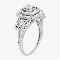 Limited Quantities! Womens 1 CT. T.W. Natural White Diamond 10K White Gold 3-Stone Engagement Ring