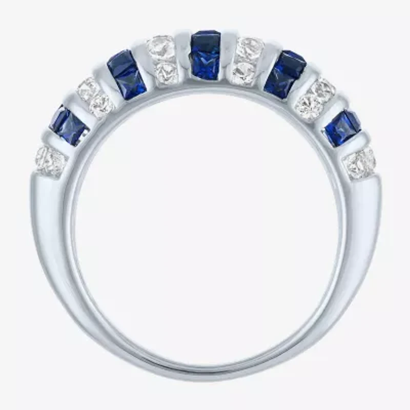 Womens Gemstone Sterling Silver Cocktail Ring