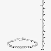 H-I / Si2-I1) CT. T.W. Lab Grown White Diamond 10K or 14K Yellow Gold Inch Tennis Bracelet
