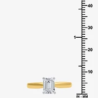 1 CT. Lab-Grown (G / SI2) Diamond Emerald-Cut Solitaire Engagement Ring 10K or 14K Gold