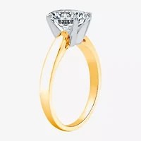 2 CT.Lab-Grown (I / SI2) Diamond Oval-cut Solitaire Engagement Ring 14K Gold