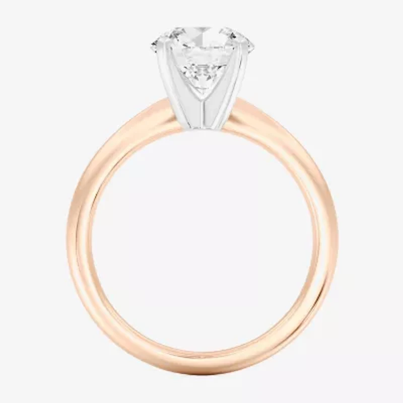 CT. Lab-Grown (G / SI2) Diamond Round Solitaire Engagement Ring 14k Gold
