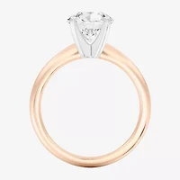 CT. Lab-Grown (G / SI2) Diamond Round Solitaire Engagement Ring 14k Gold