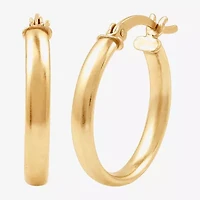 Yes, Please! Womens Lab Created White Sapphire 14K Gold Over Silver Round 3 Pair Earring Set