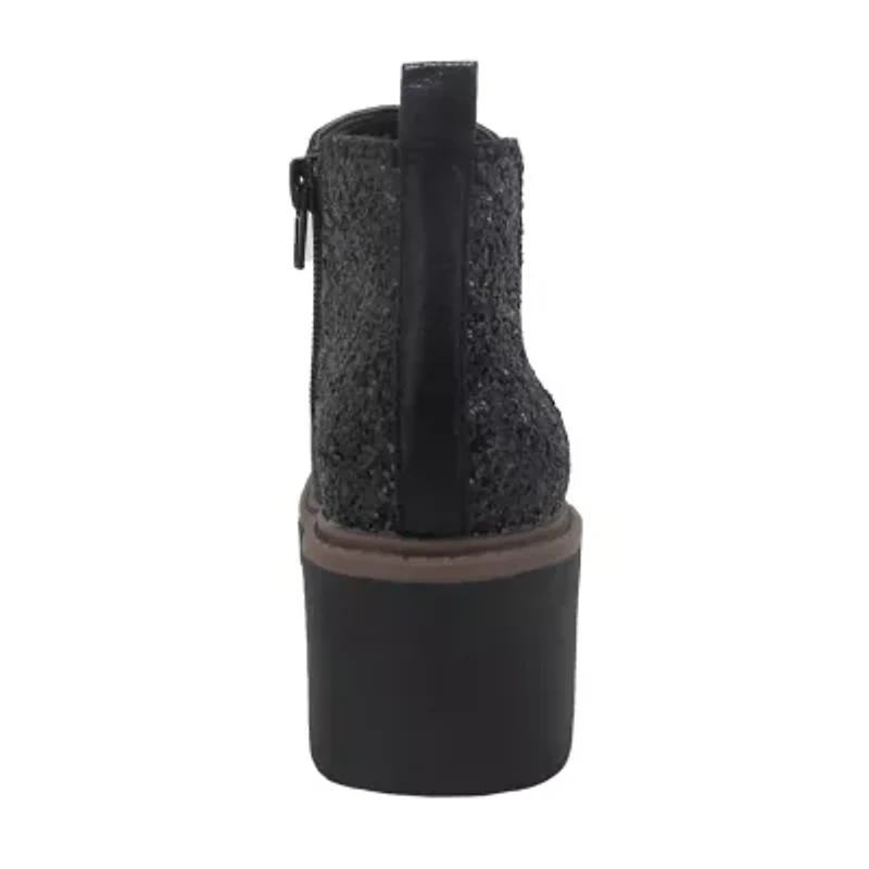 Pop Little & Big Kid Girls Leila Block Heel Booties