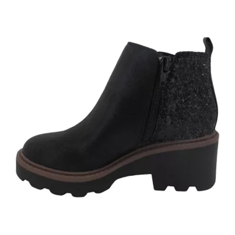 Pop Little & Big Kid Girls Leila Block Heel Booties