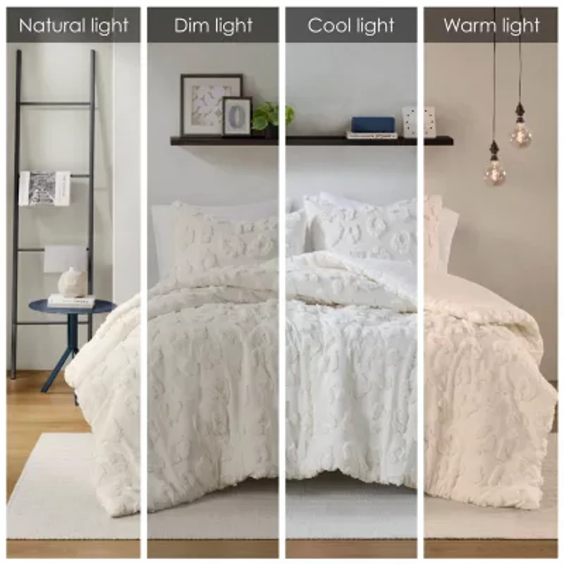 Intelligent Design Sophie Animal Chenille Duvet Cover Set