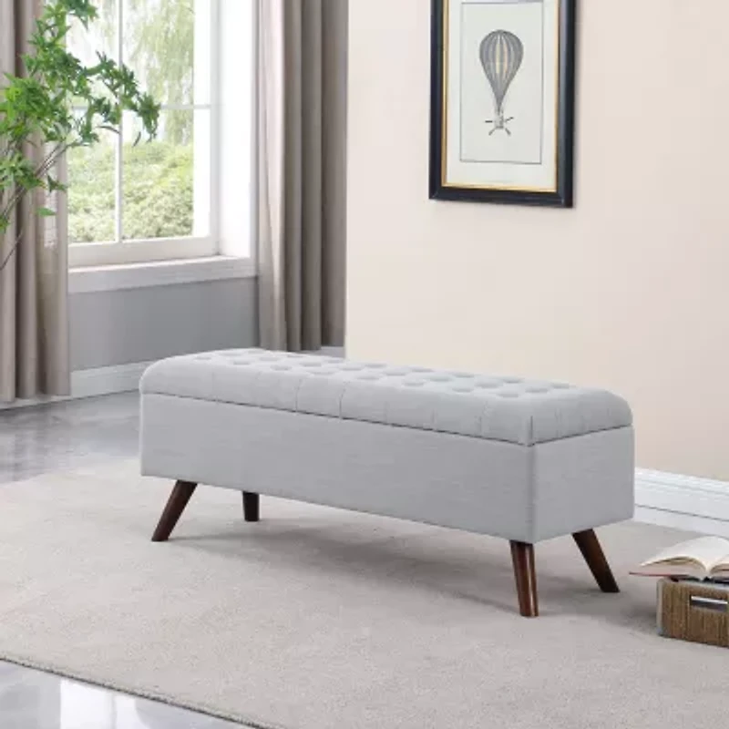 Homepop Storage Bench