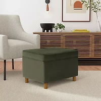 Homepop Dinah Storage Lift-Top Upholstered Ottoman