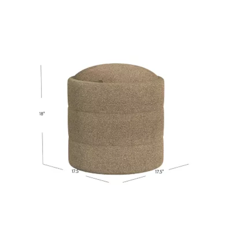 Homepop Storage Lift-Top Upholstered Ottoman