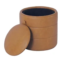 HOMEPOP Homepop Storage Lift-Top Upholstered Ottoman