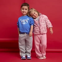 Okie Dokie Toddler & Little Boys Crew Neck Fleece Long Sleeve Sweatshirt