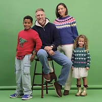 Thereabouts Little & Big Kid Girls Crew Neck Long Sleeve Pullover Sweater