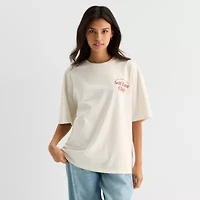 Grayson Threads, The Label Womens Juniors Crew Neck Short Sleeve Graphic T-Shirt