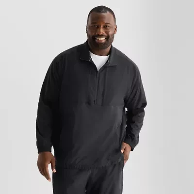 Shaquille O'Neal XLG Woven Mens Lightweight Big and Tall Track Jacket
