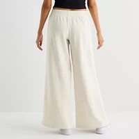 Arizona Womens Juniors Straight Fleece Sweatpant