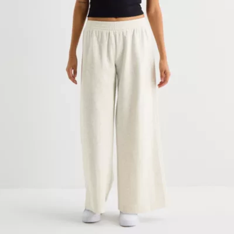 Arizona Womens Juniors Straight Fleece Sweatpant