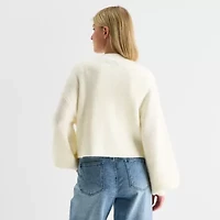 Forever 21 Womens V Neck Long Sleeve Button Juniors Cardigan