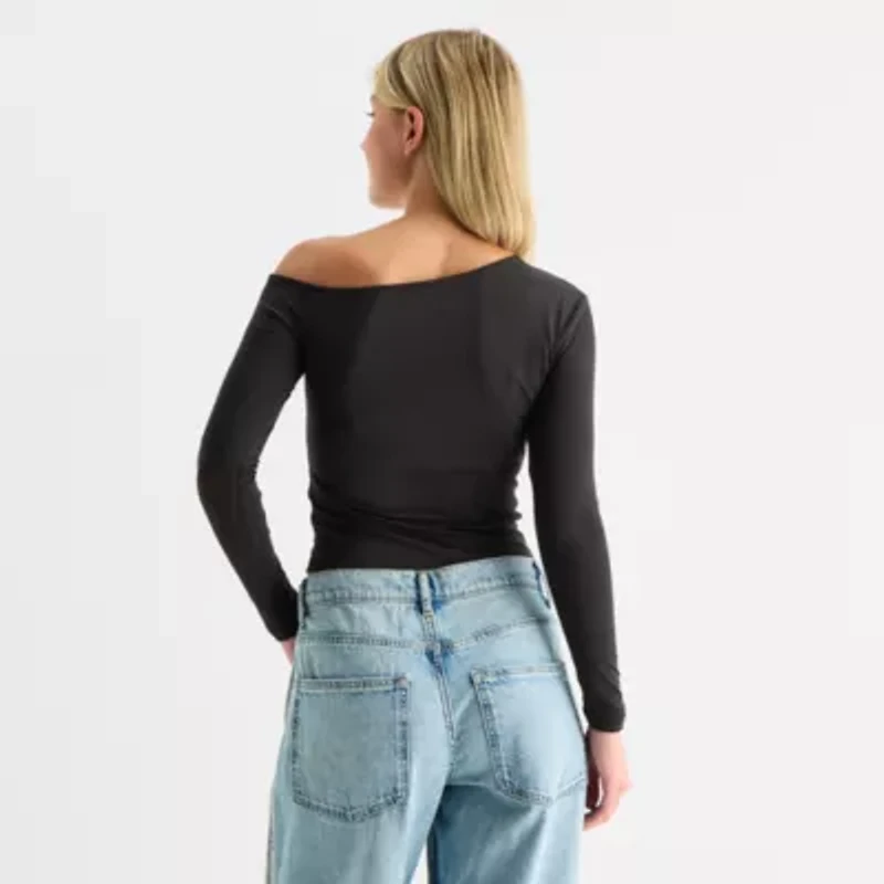 Arizona Girls Juniors Long Sleeve Blouse