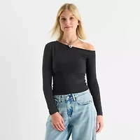 Arizona Girls Juniors Long Sleeve Blouse