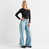 Arizona Girls Juniors Long Sleeve Blouse