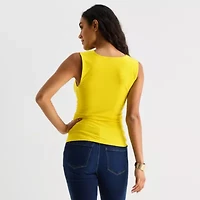 Bold Elements Womens Cowl Neck Sleeveless Blouse