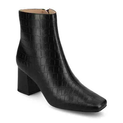Journee Collection Womens Block Heel Booties