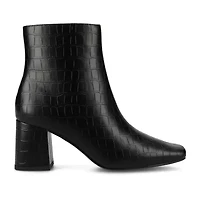 Journee Collection Womens Block Heel Booties