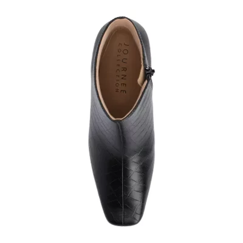 Journee Collection Womens Block Heel Booties
